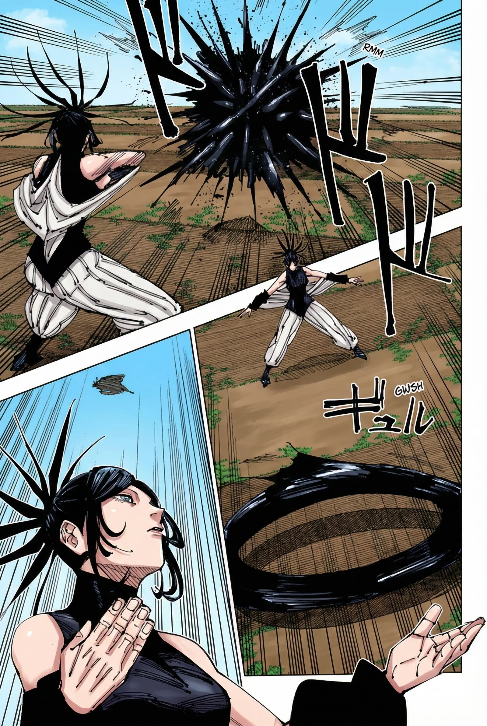 Jujutsu Kaisen Colored Manga JJK, chapter 217, page 13