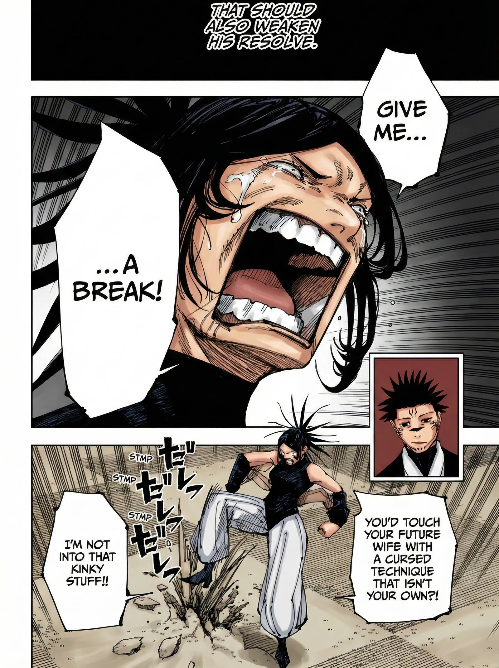 Jujutsu Kaisen Colored Manga JJK, chapter 217, page 17