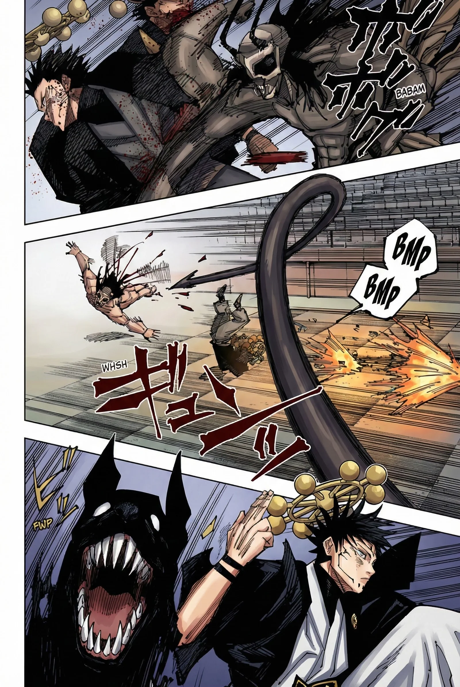 Jujutsu Kaisen Colored Manga JJK, chapter 218, page 4