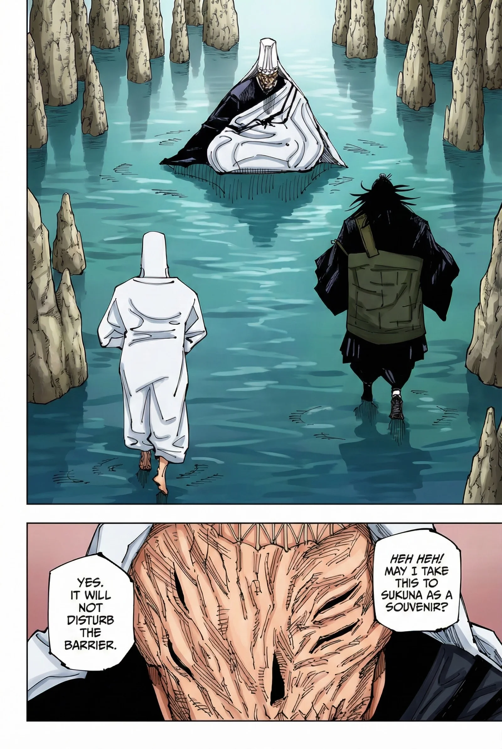 Jujutsu Kaisen Colored Manga JJK, chapter 220, page 8