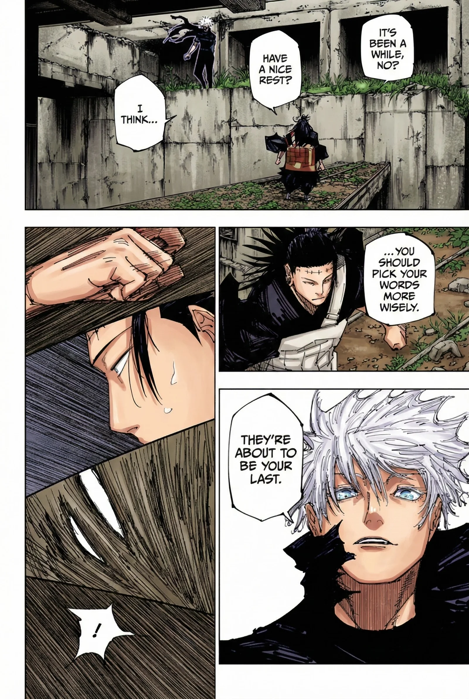 Jujutsu Kaisen Colored Manga JJK, chapter 221, page 12