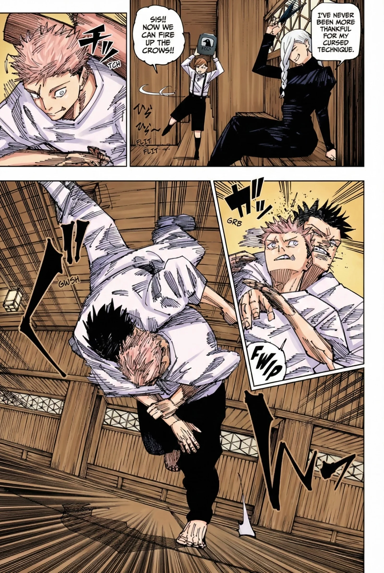 Jujutsu Kaisen Colored Manga JJK, chapter 222, page 9