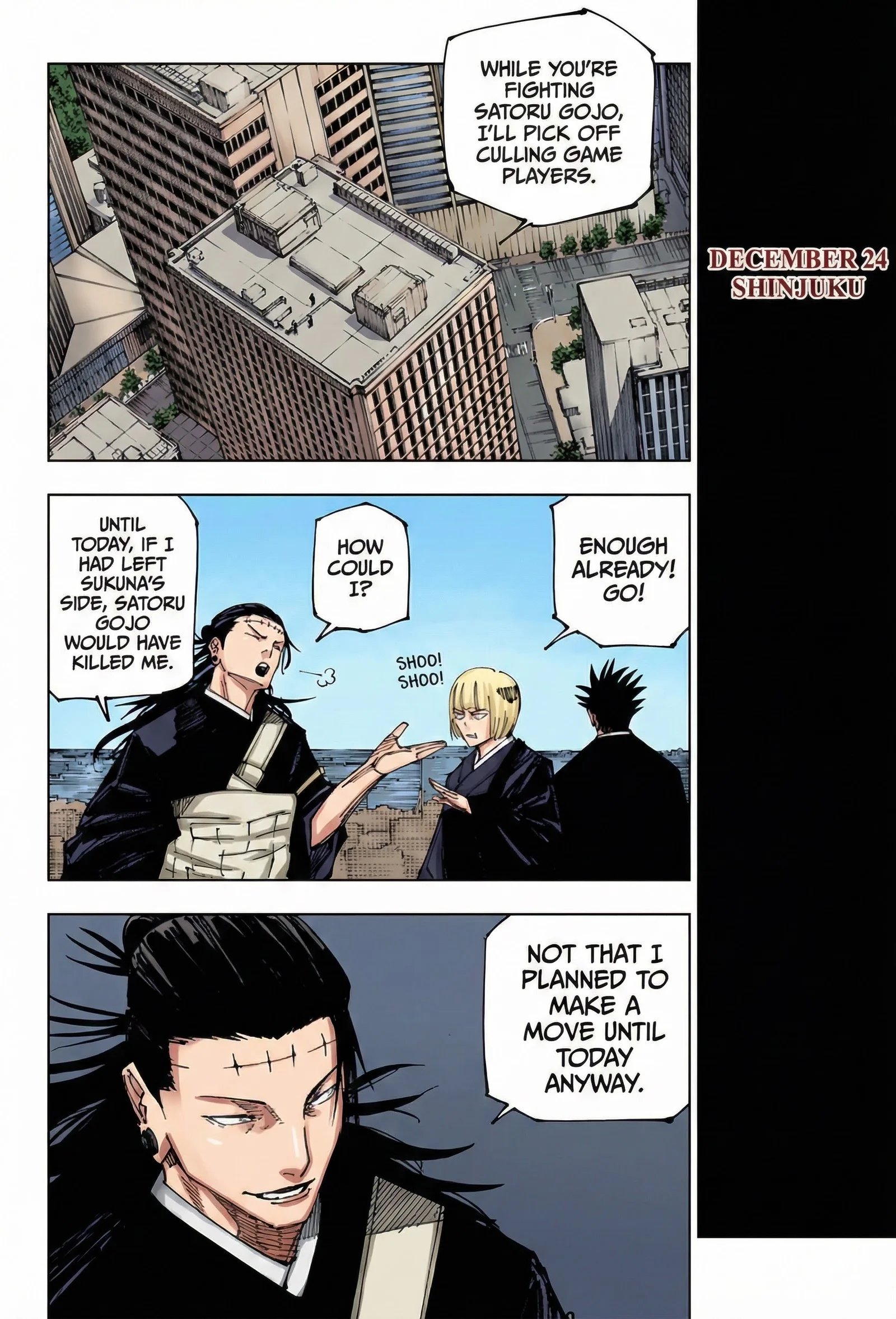 Jujutsu Kaisen Colored Manga JJK, chapter 222, page 12