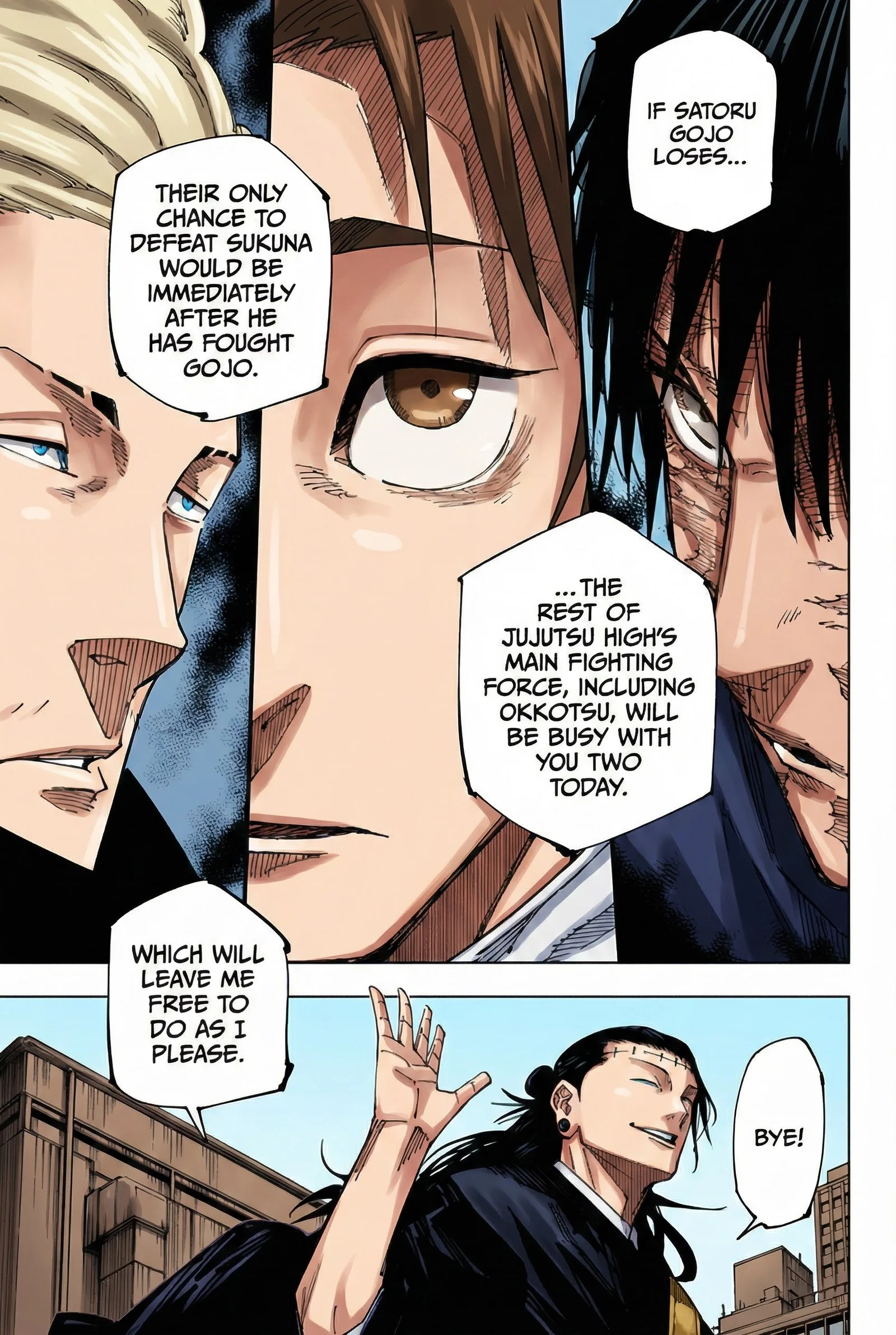 Jujutsu Kaisen Colored Manga JJK, chapter 222, page 13