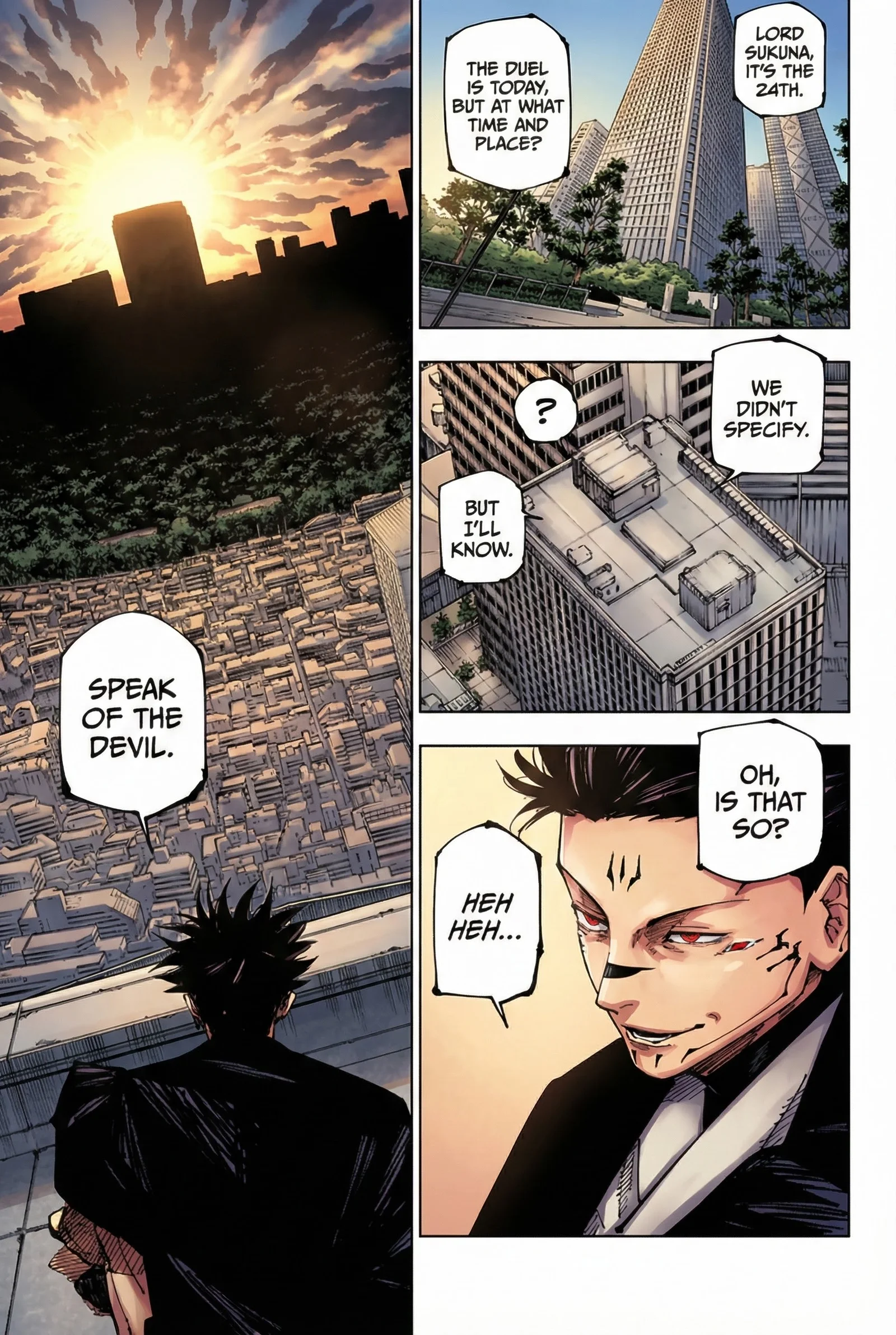 Jujutsu Kaisen Colored Manga JJK, chapter 223, page 2