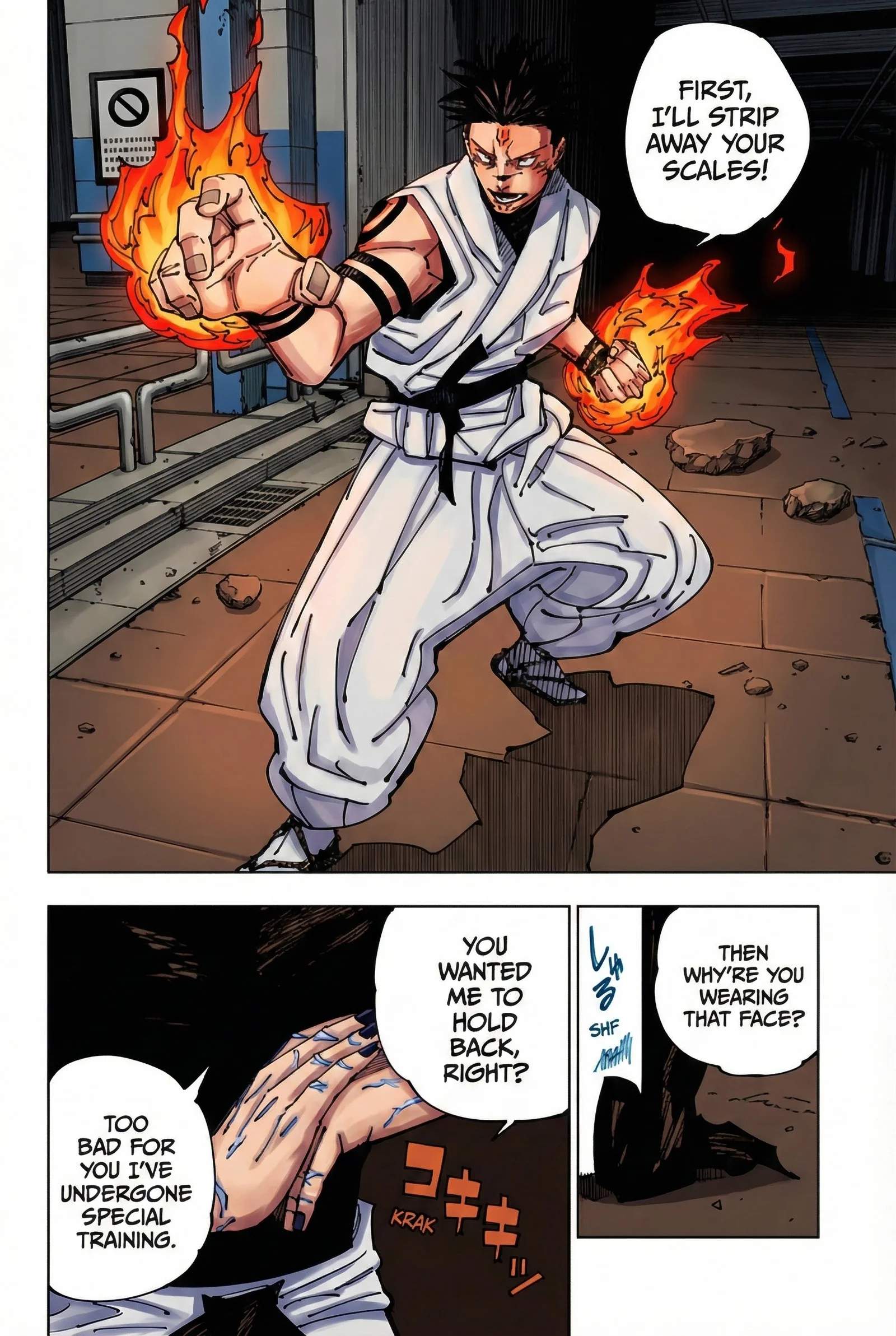 Jujutsu Kaisen Colored Manga JJK, chapter 224, page 2