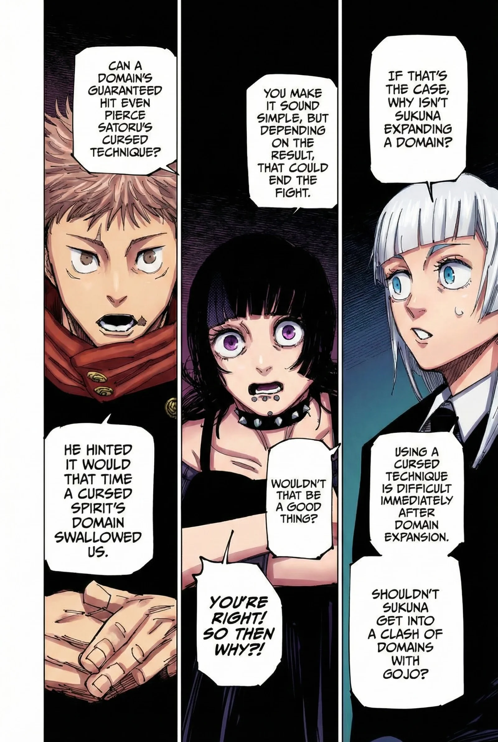 Jujutsu Kaisen Colored Manga JJK, chapter 225, page 4