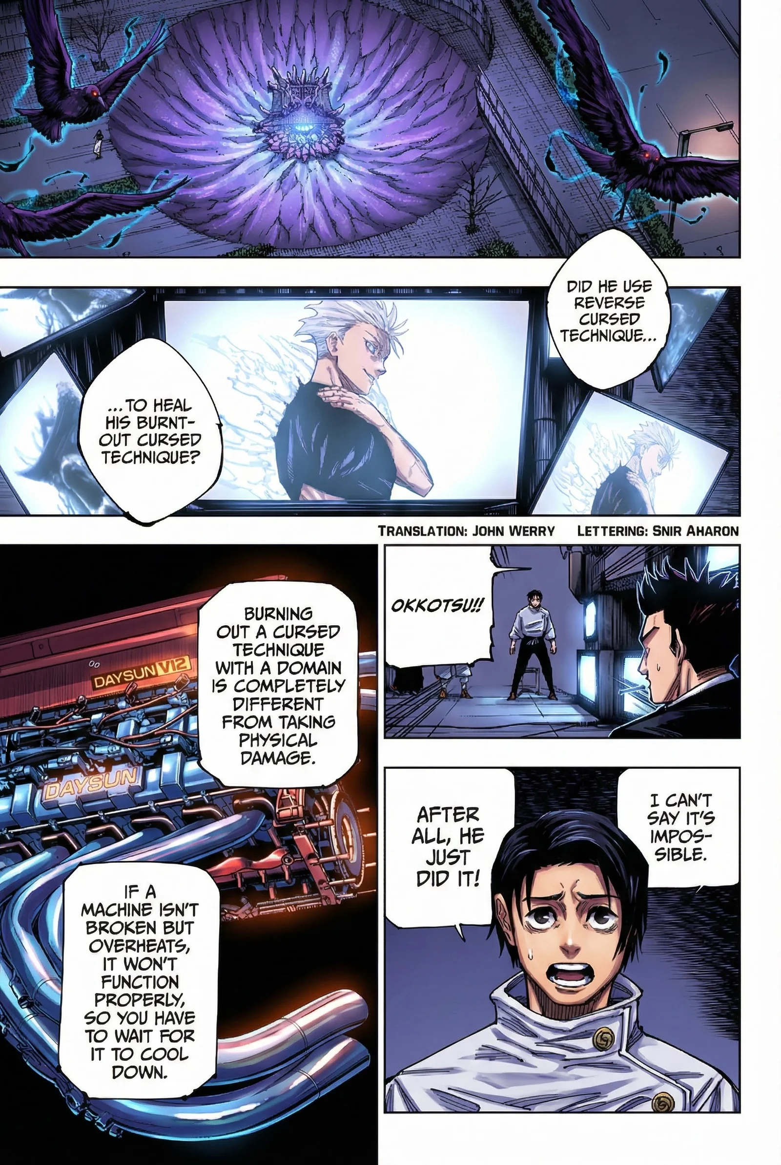 Jujutsu Kaisen Colored Manga JJK, chapter 227, page 1