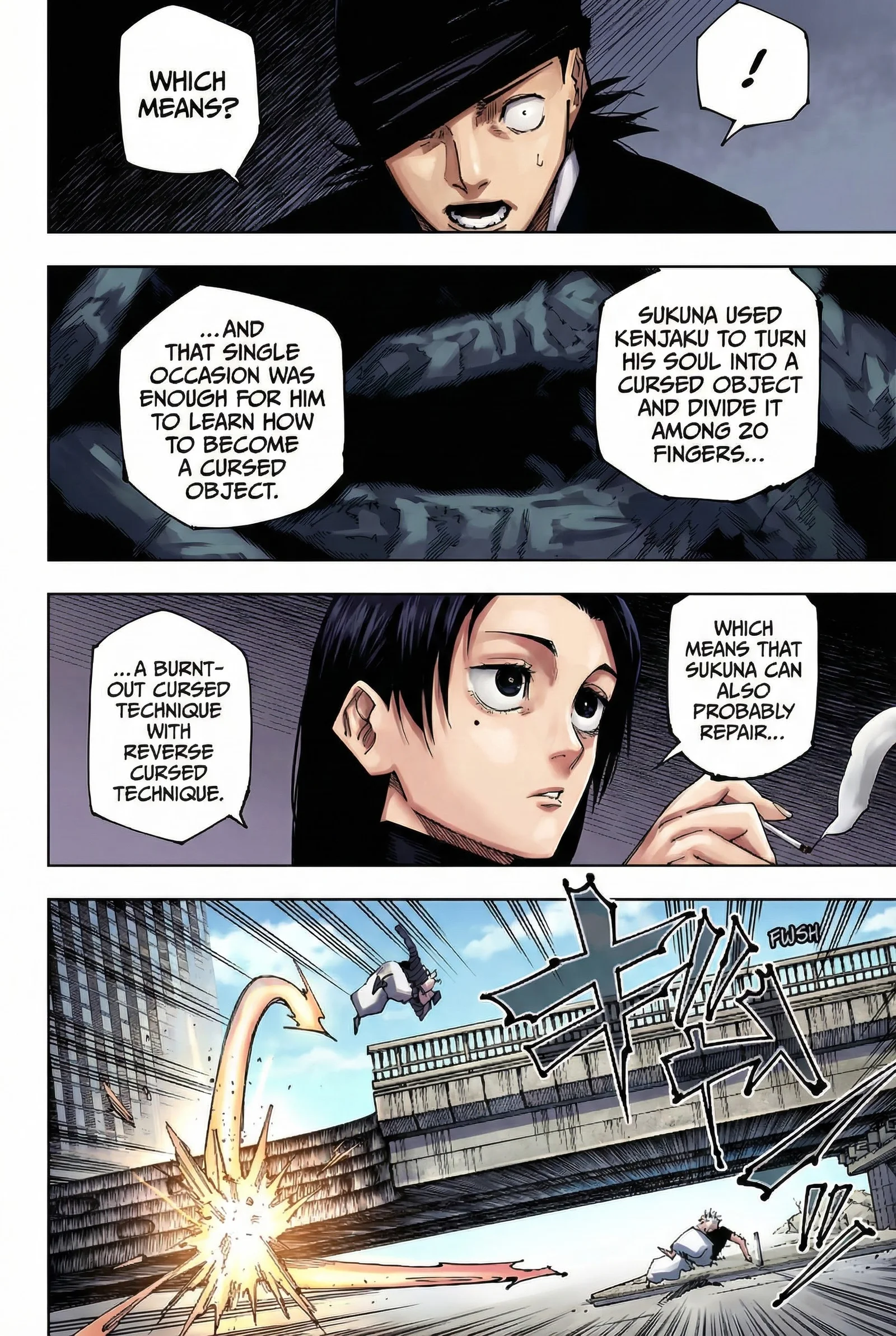 Jujutsu Kaisen Colored Manga JJK, chapter 228, page 13