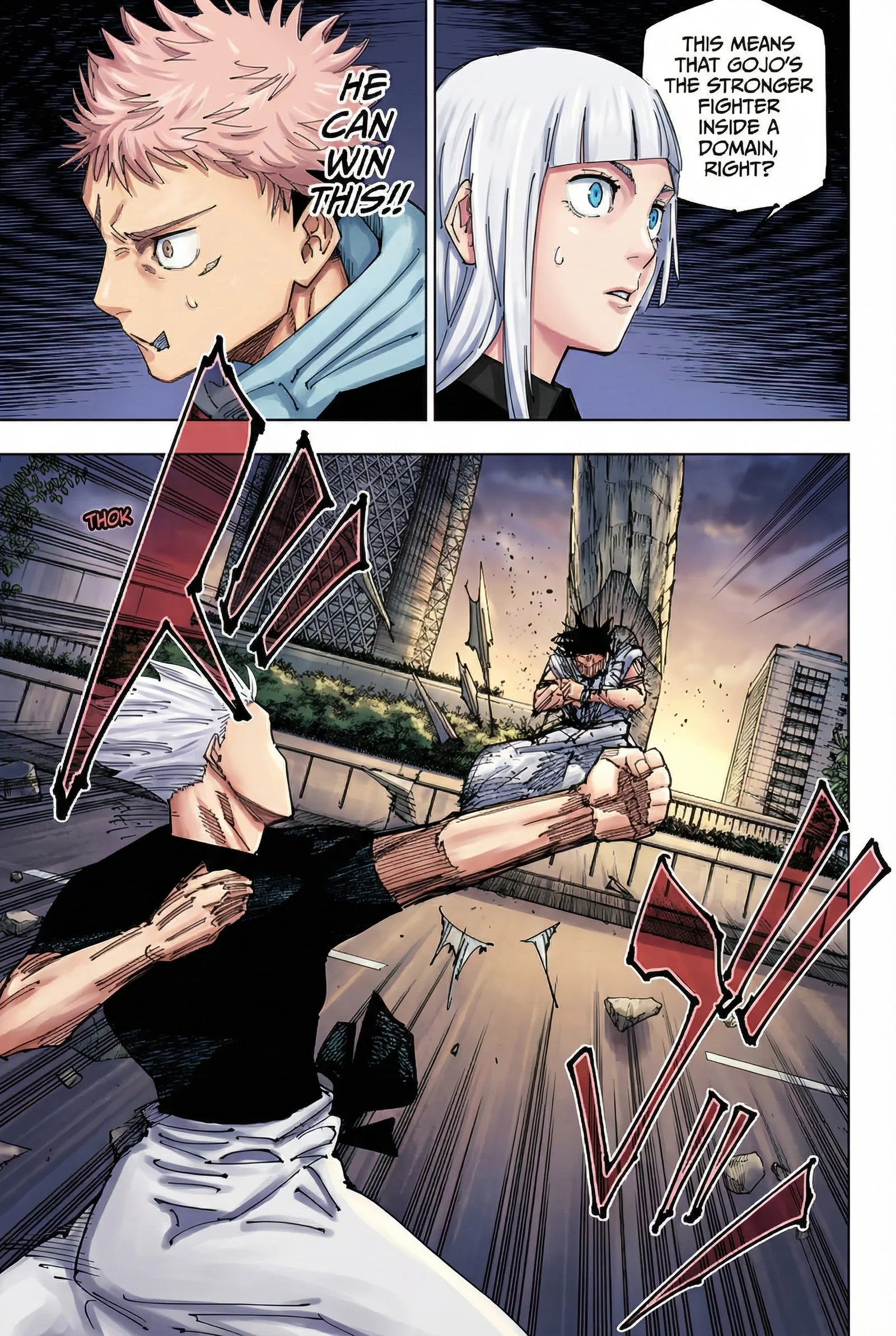 Jujutsu Kaisen Colored Manga JJK, chapter 229, page 9