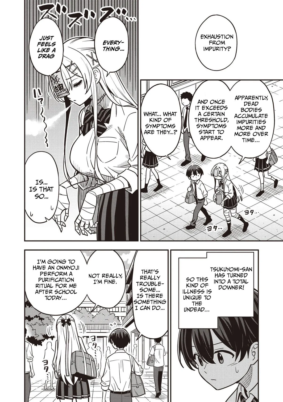 Ms. Undead's Clumsy Youth, chapter 7, page 4