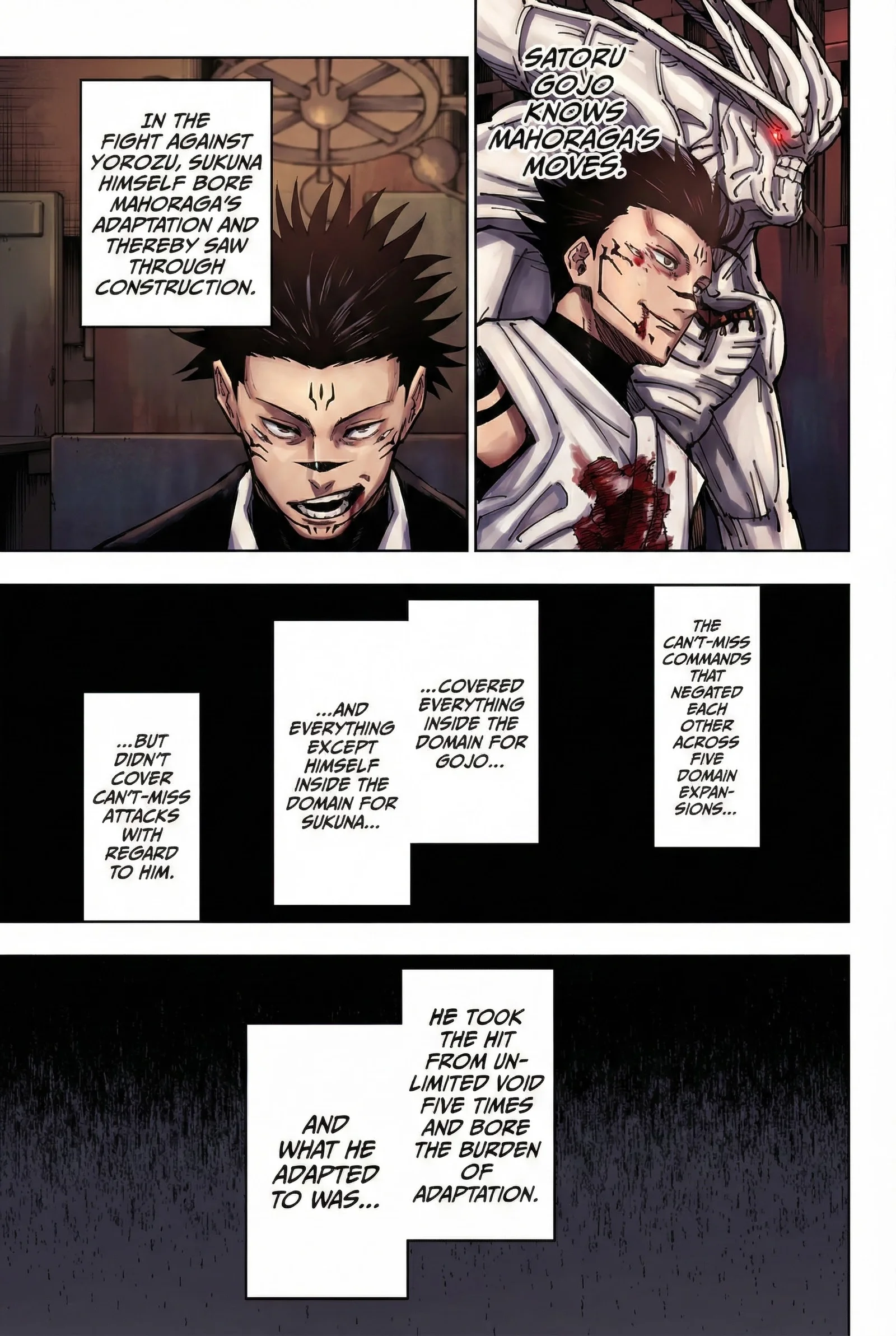 Jujutsu Kaisen Colored Manga JJK, chapter 230, page 3