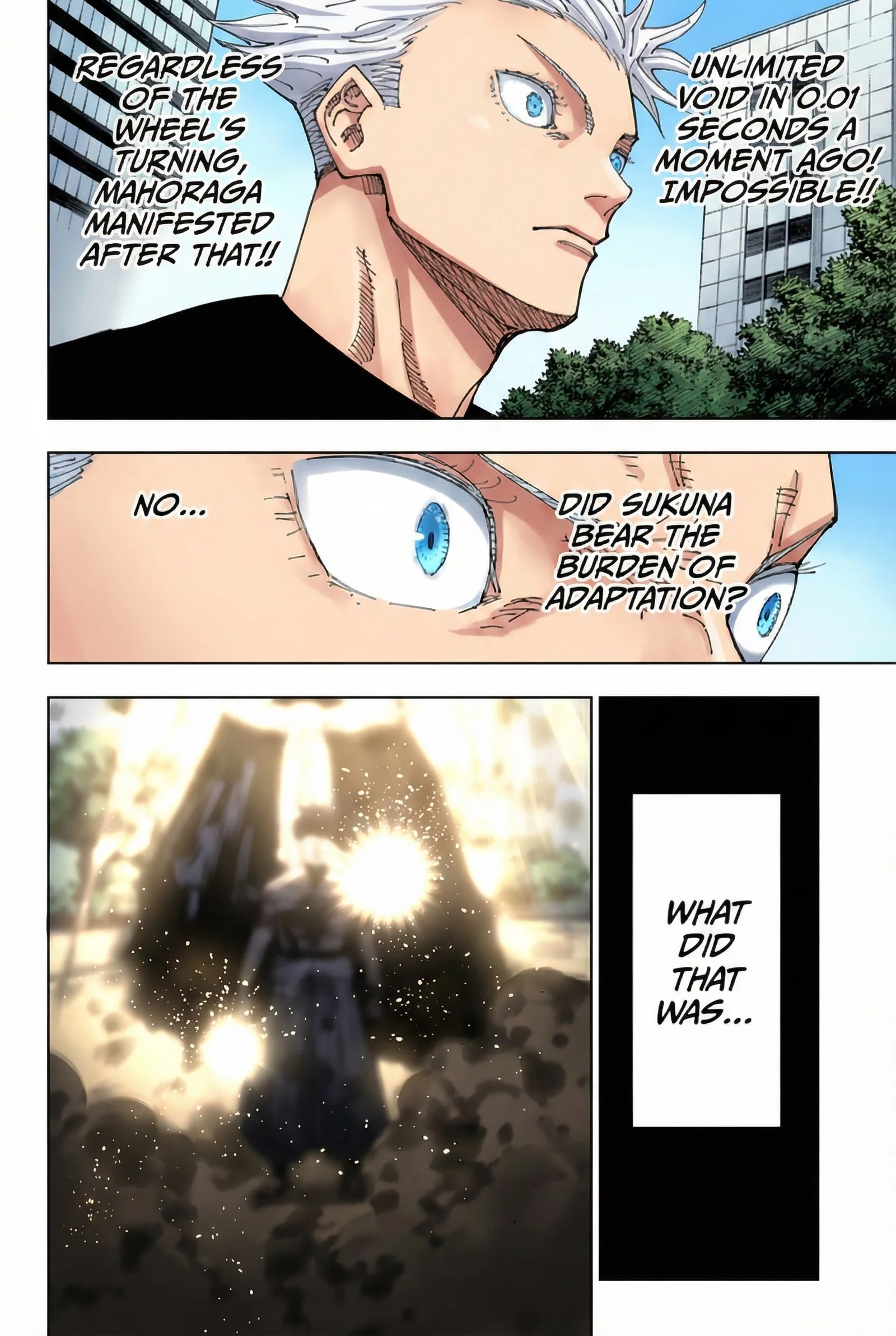Jujutsu Kaisen Colored Manga JJK, chapter 230, page 4