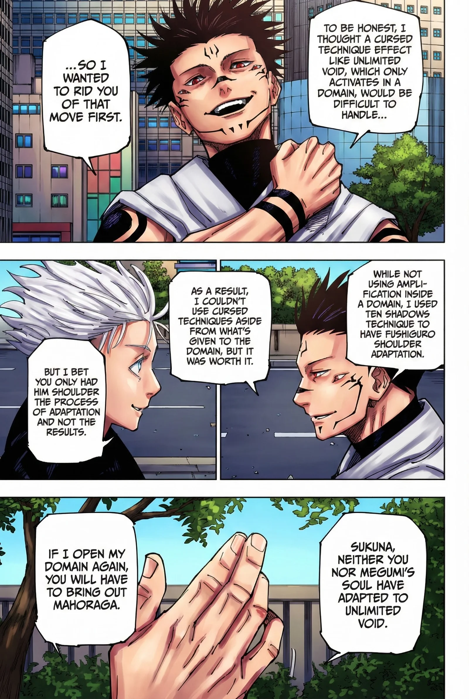 Jujutsu Kaisen Colored Manga JJK, chapter 230, page 7