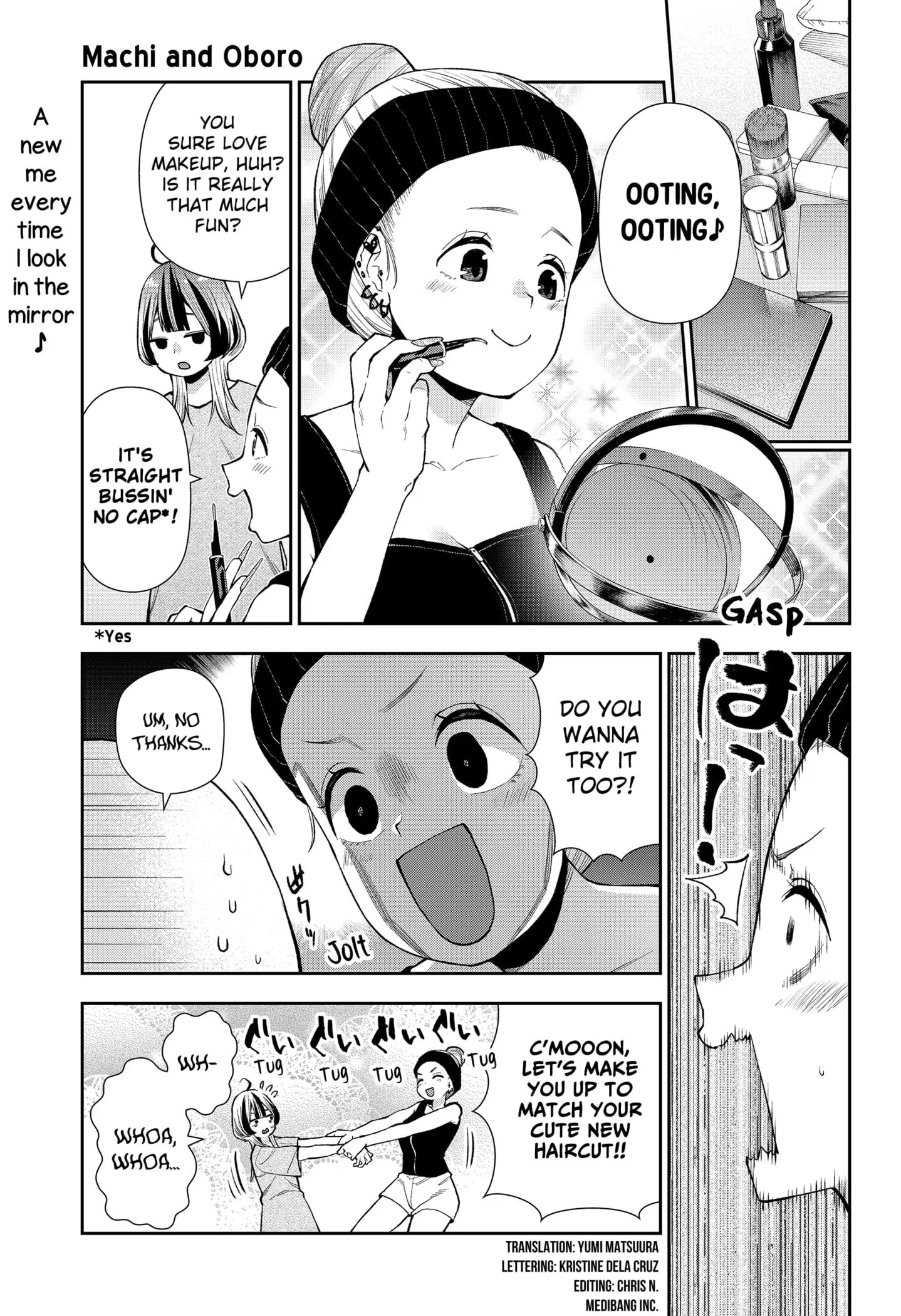 Machi and Oboro, chapter 5, page 1