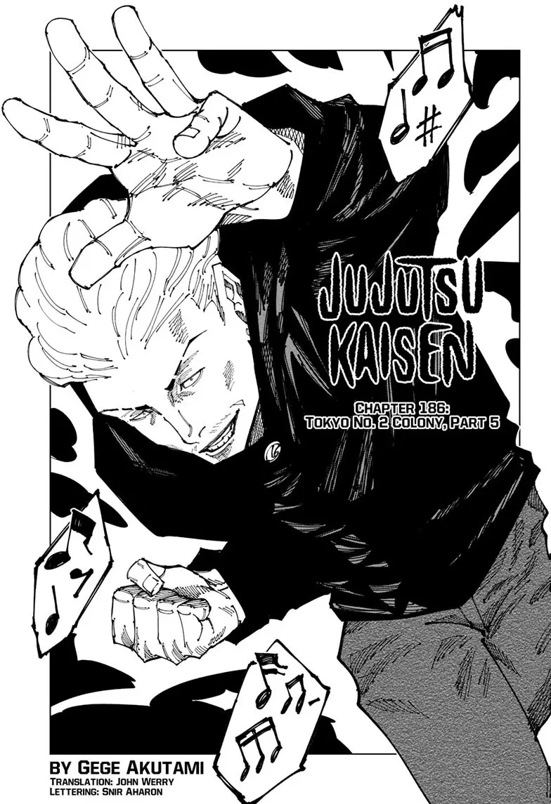 Jujutsu Kaisen (JJK) Manga Online, chapter 186, page 1