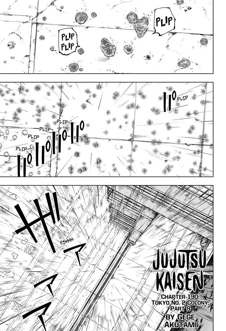 Jujutsu Kaisen (JJK) Manga Online, chapter 190, page 1