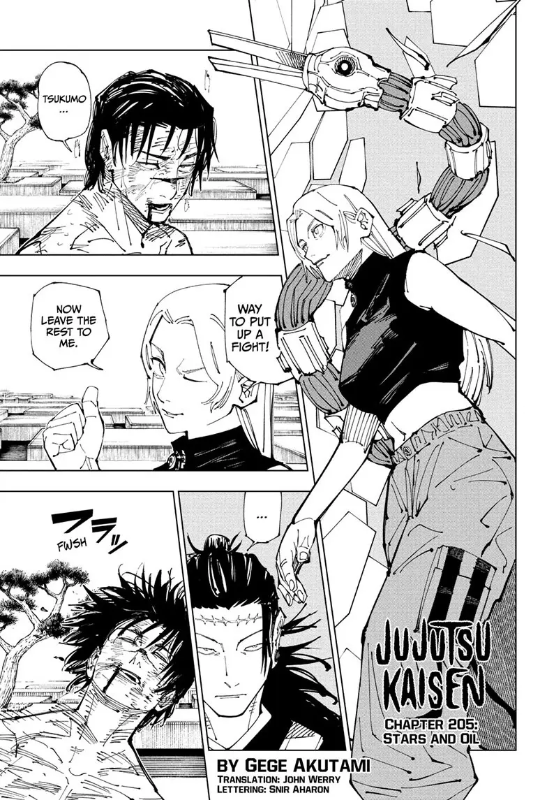 Jujutsu Kaisen (JJK) Manga Online, chapter 205, page 1