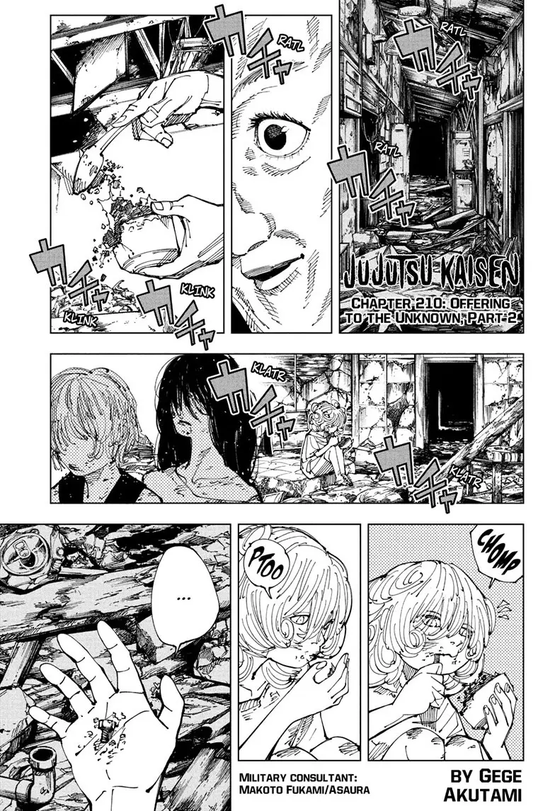 Jujutsu Kaisen (JJK) Manga Online, chapter 210, page 1