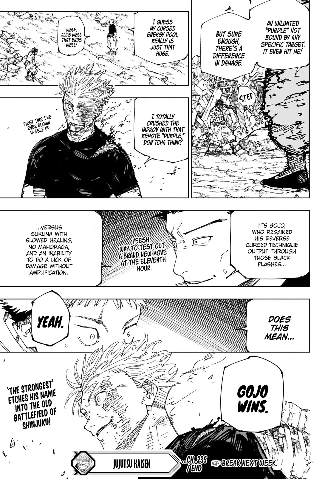 Jujutsu Kaisen (JJK) Manga Online, chapter 235, page 18
