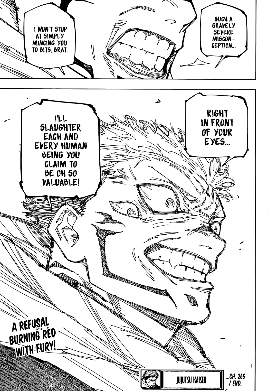 Jujutsu Kaisen (JJK) Manga Online, chapter 265, page 19
