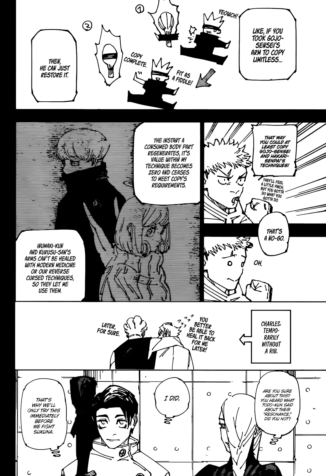 Jujutsu Kaisen (JJK) Manga Online, chapter 267, page 6