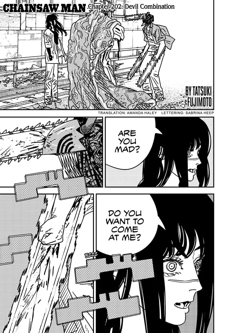 Chainsaw Man Manga, chapter 202, page 1
