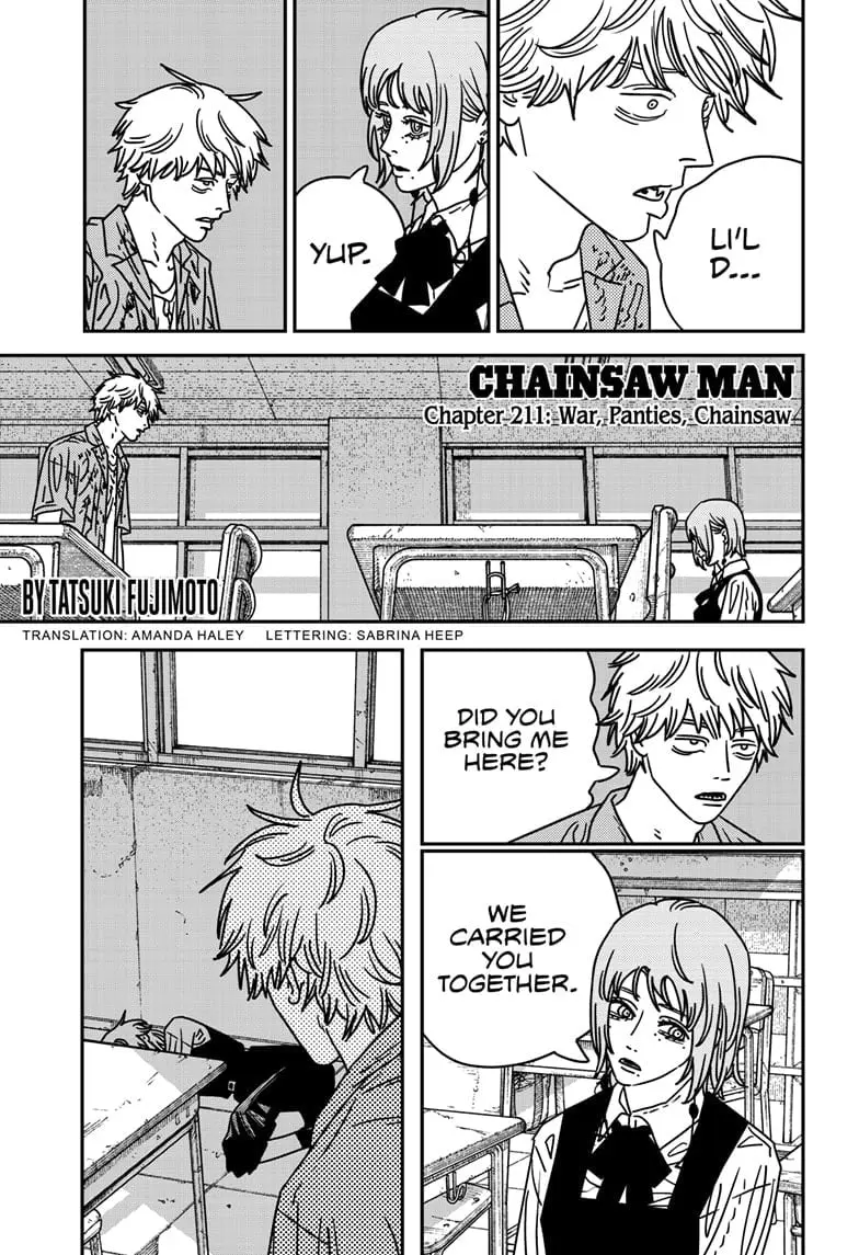 Chainsaw Man Manga, chapter 211, page 1