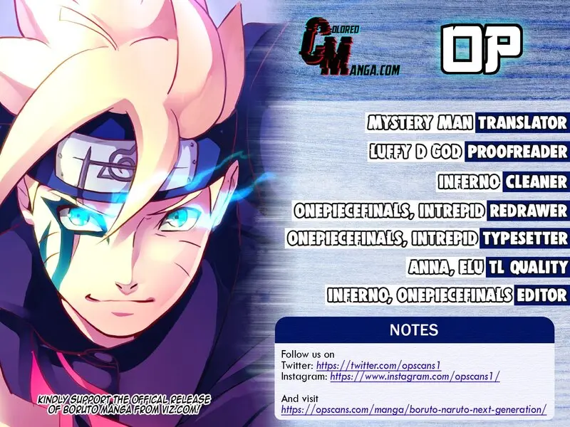 Boruto Two Blue Vortex Manga, chapter Array, page 2