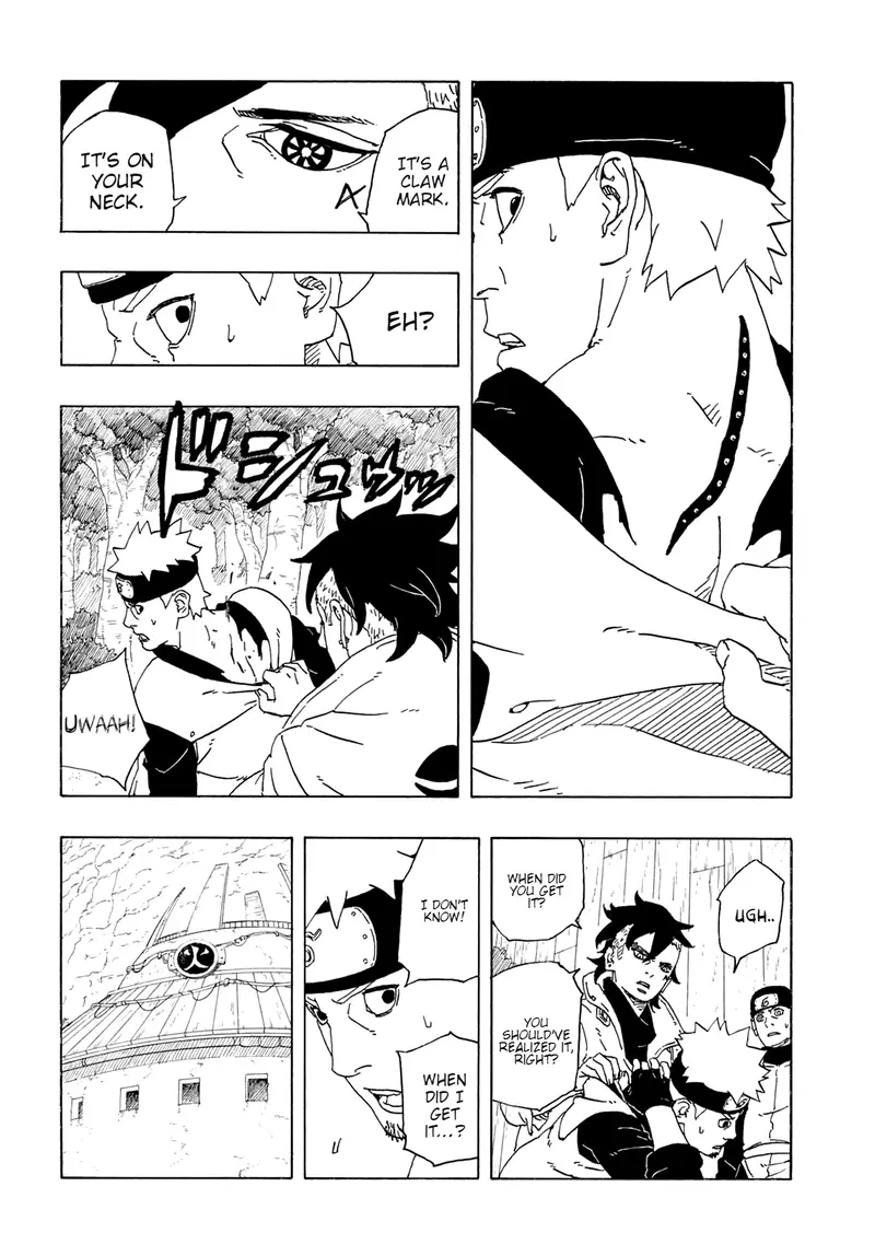 Boruto Two Blue Vortex Manga, chapter Array, page 34