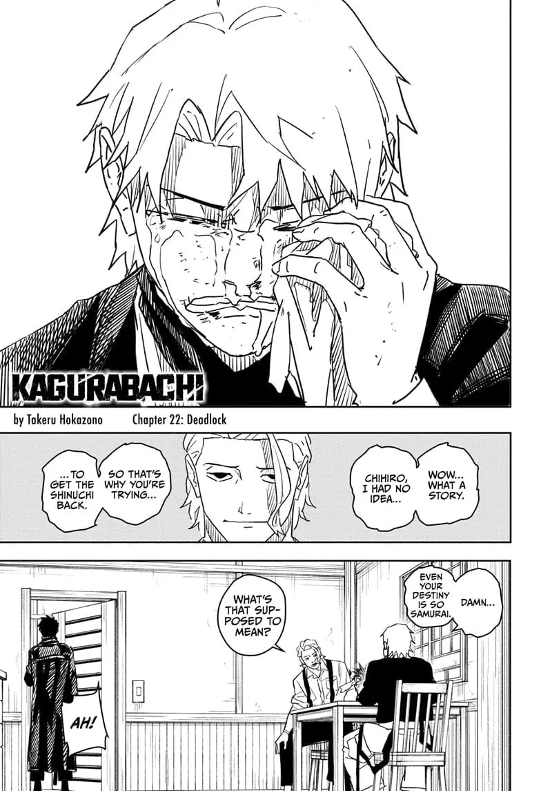 Kagurabachi, chapter 22, page 1
