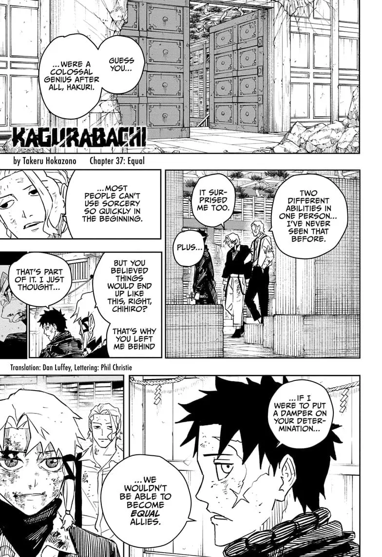 Kagurabachi, chapter 37, page 1