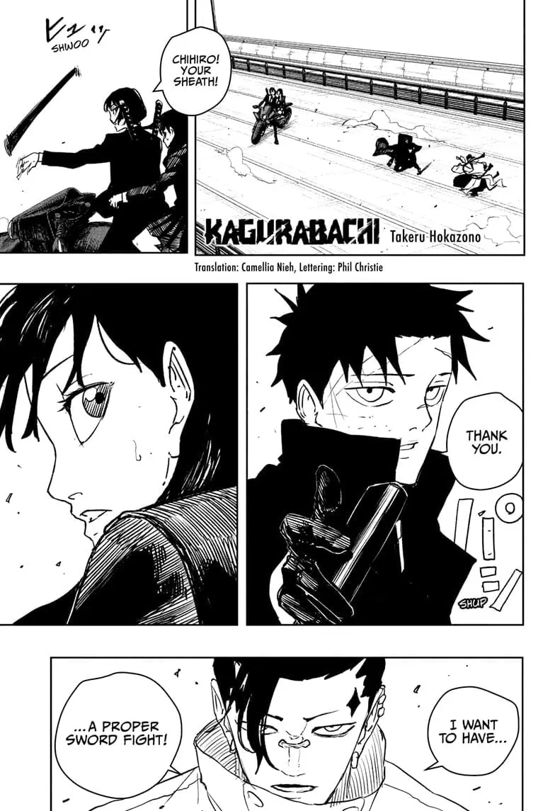 Kagurabachi, chapter 64, page 1