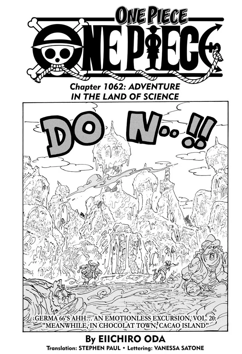 One Piece Manga, chapter 1062, page 1