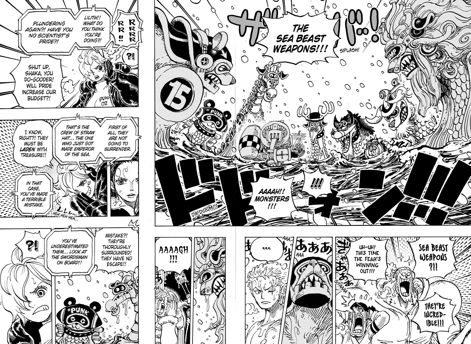 One Piece Manga, chapter 1062, page 4