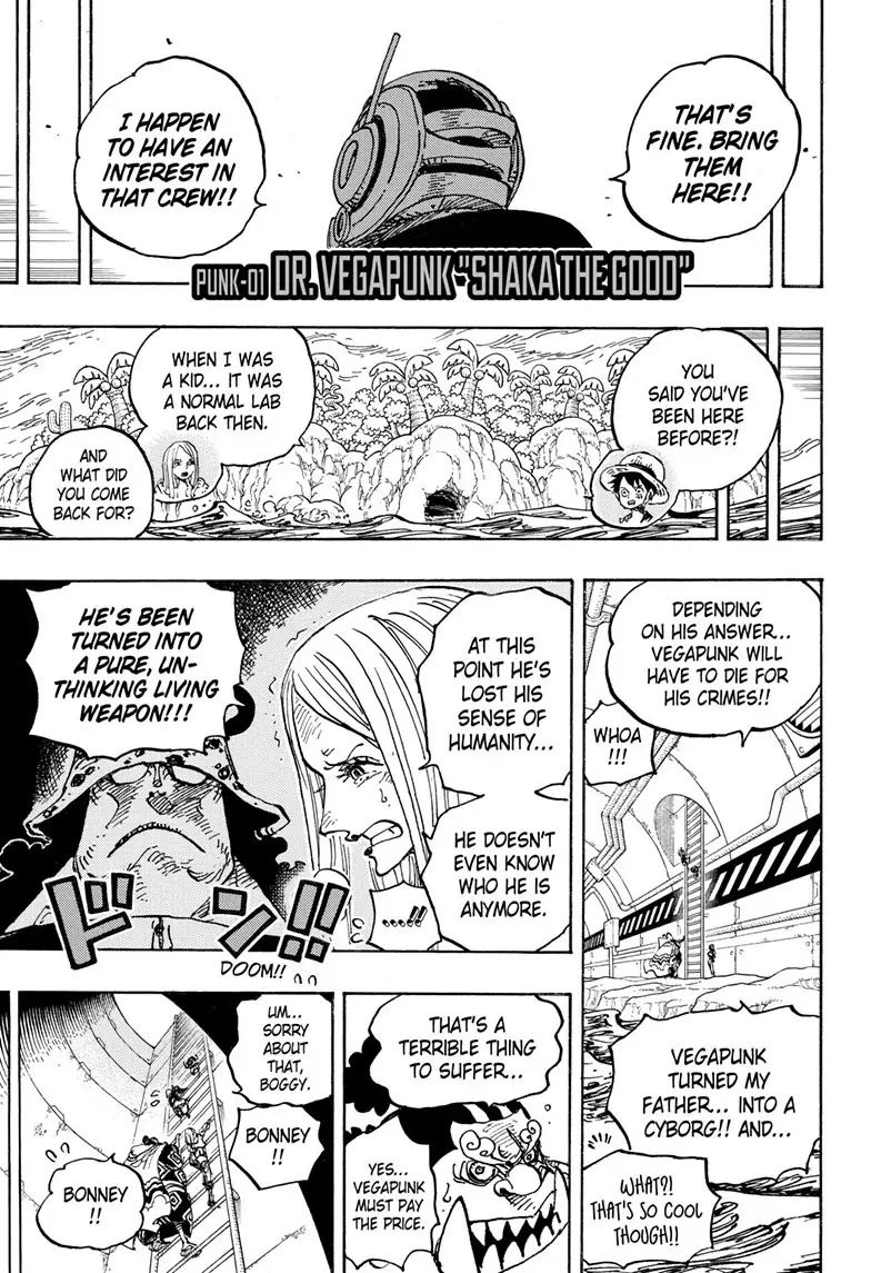 One Piece Manga, chapter 1062, page 6