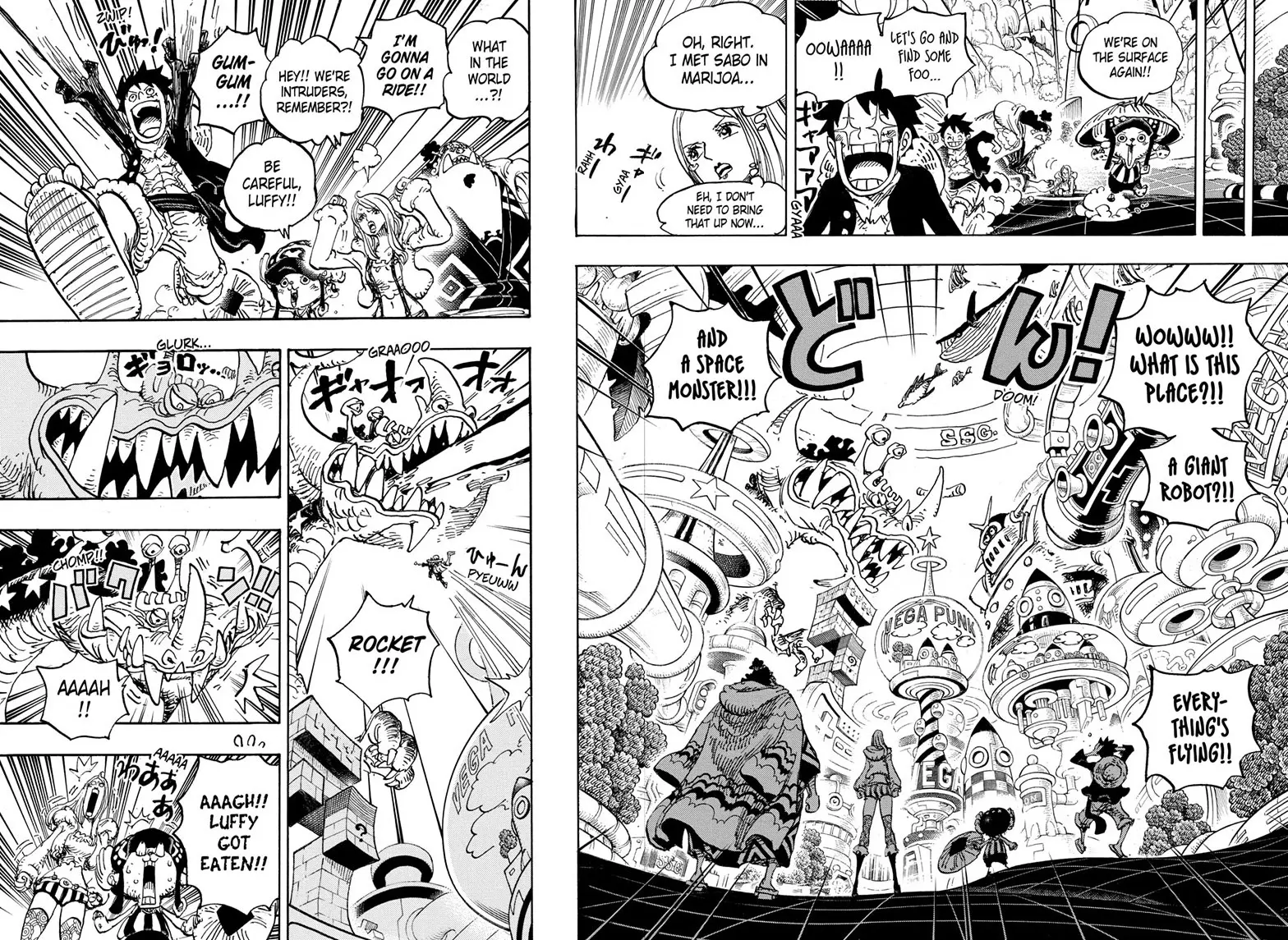 One Piece Manga, chapter 1062, page 7