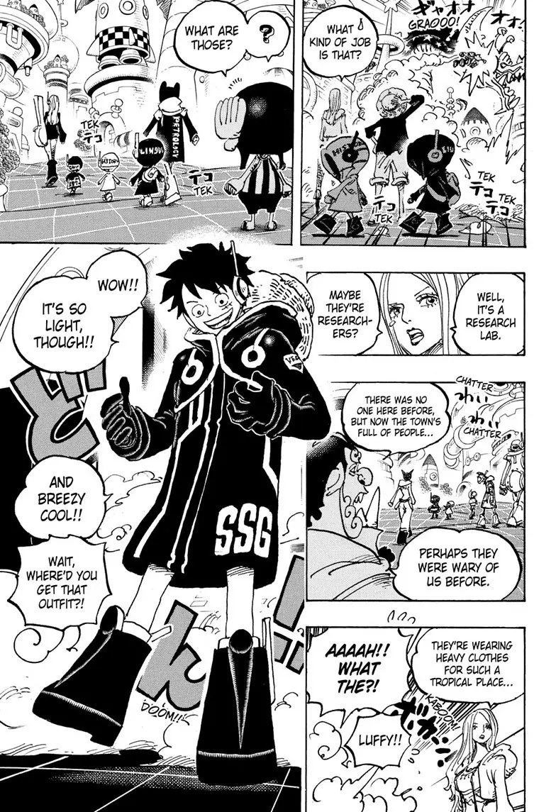 One Piece Manga, chapter 1063, page 3