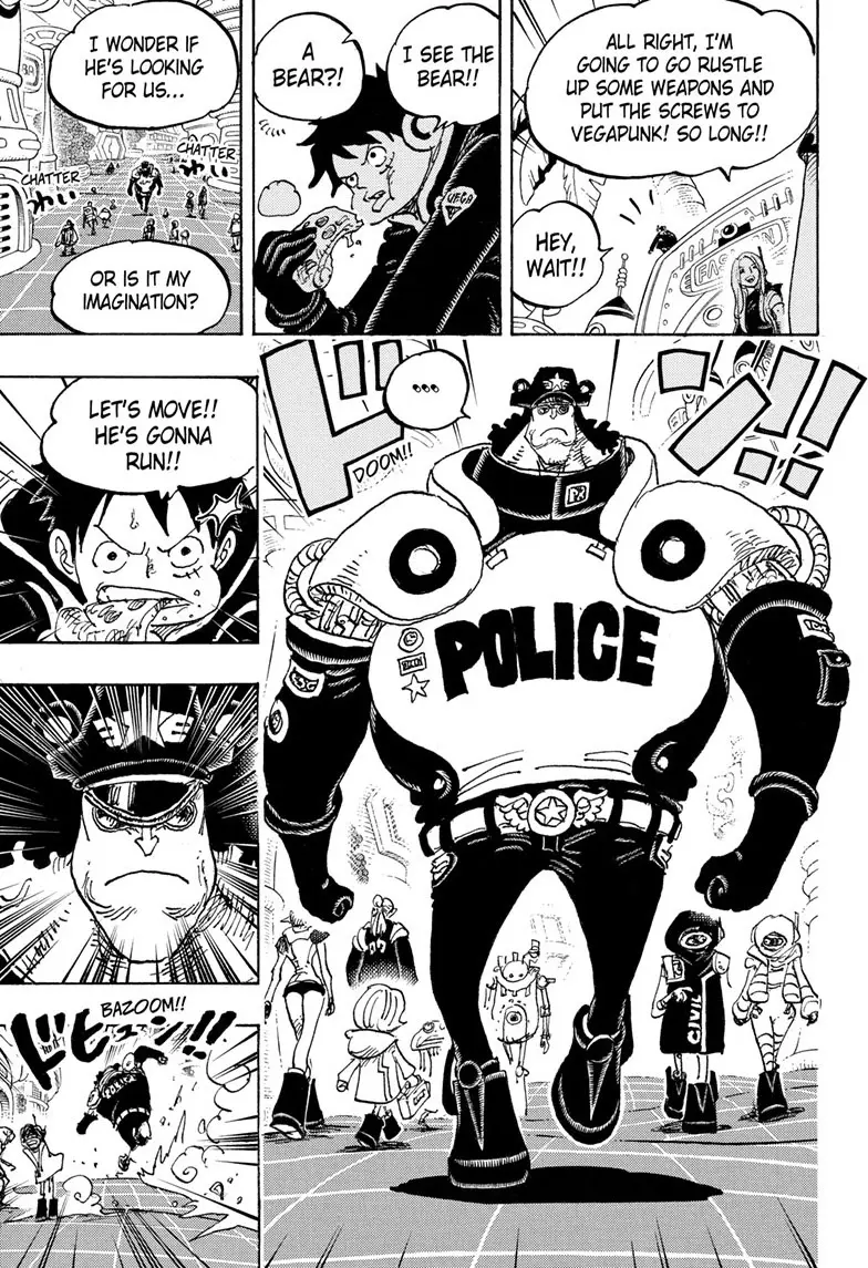 One Piece Manga, chapter 1063, page 5