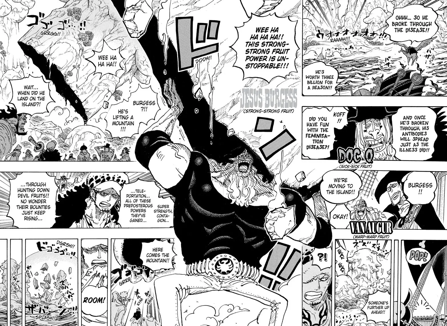 One Piece Manga, chapter 1063, page 11