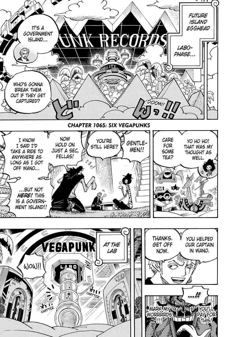 One Piece Manga, chapter 1065, page 3
