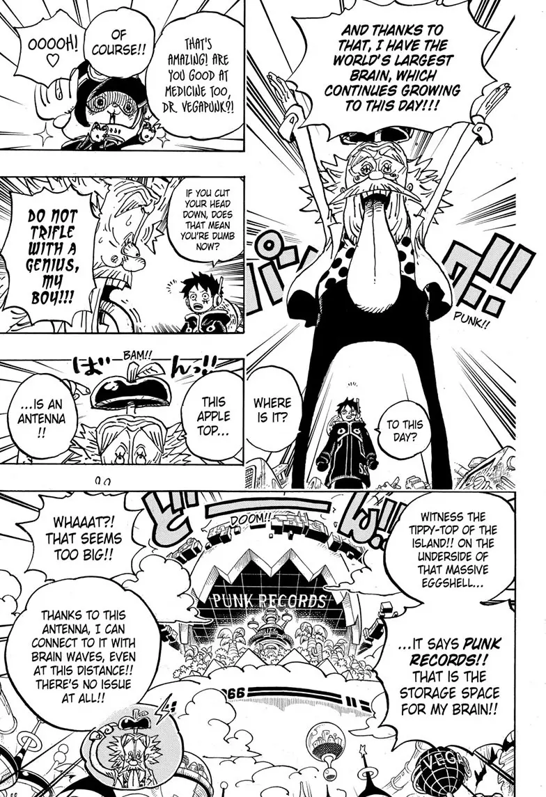 One Piece Manga, chapter 1067, page 3