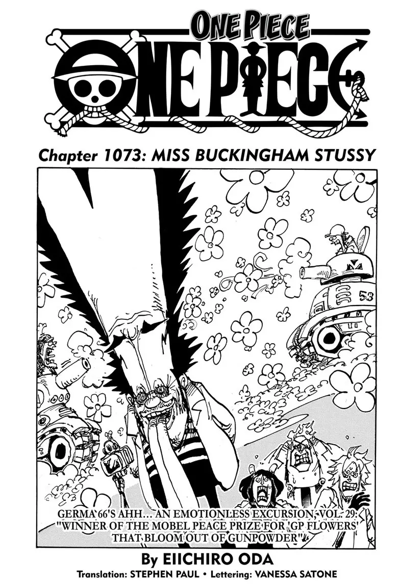 One Piece Manga, chapter 1073, page 1