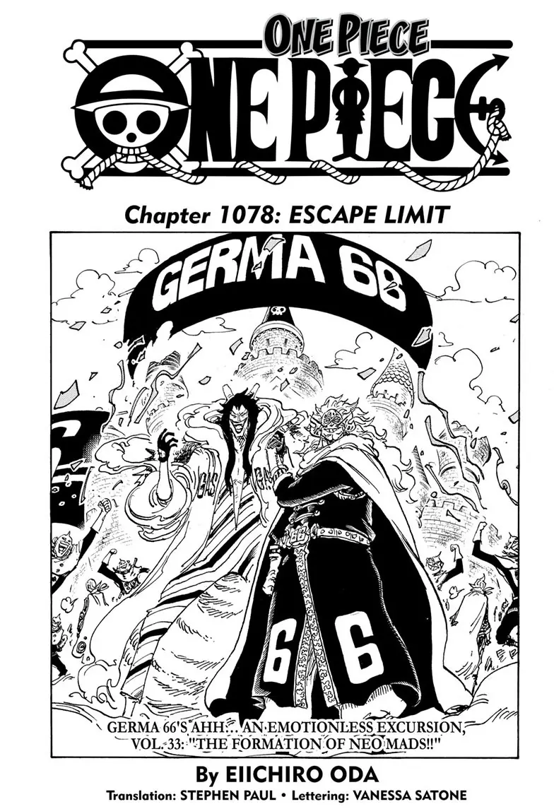 One Piece Manga, chapter 1078, page 1