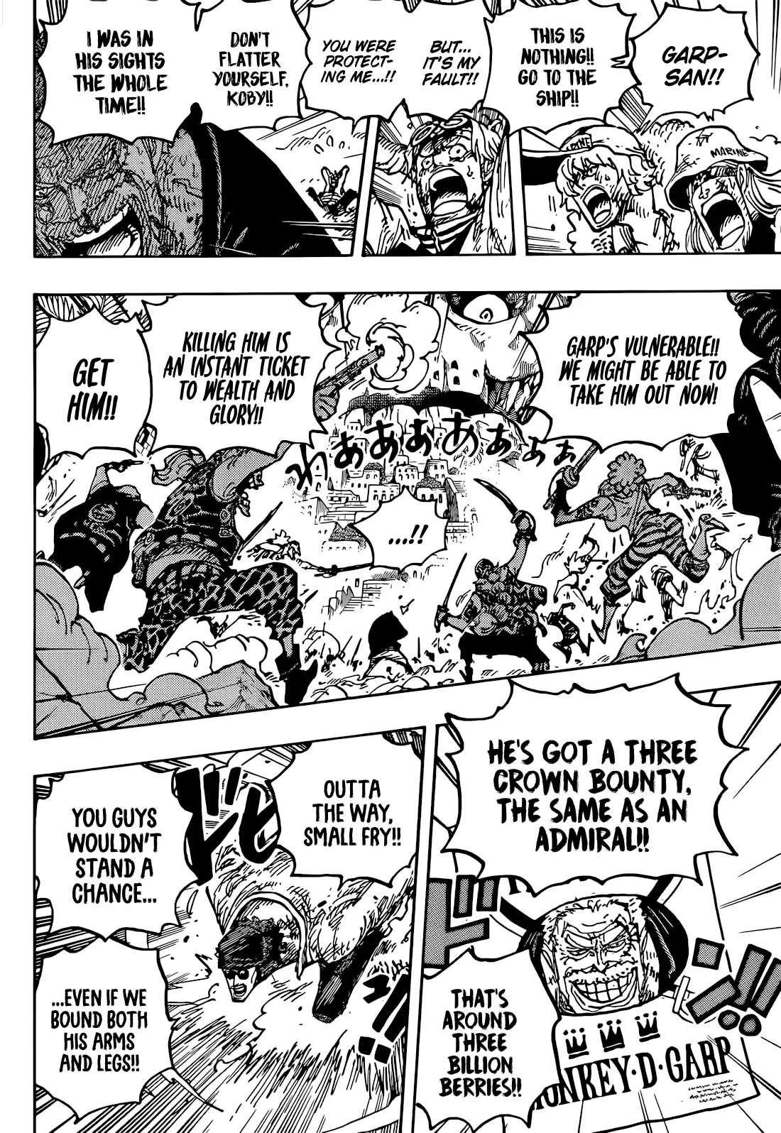 One Piece Manga, chapter 1087, page 9