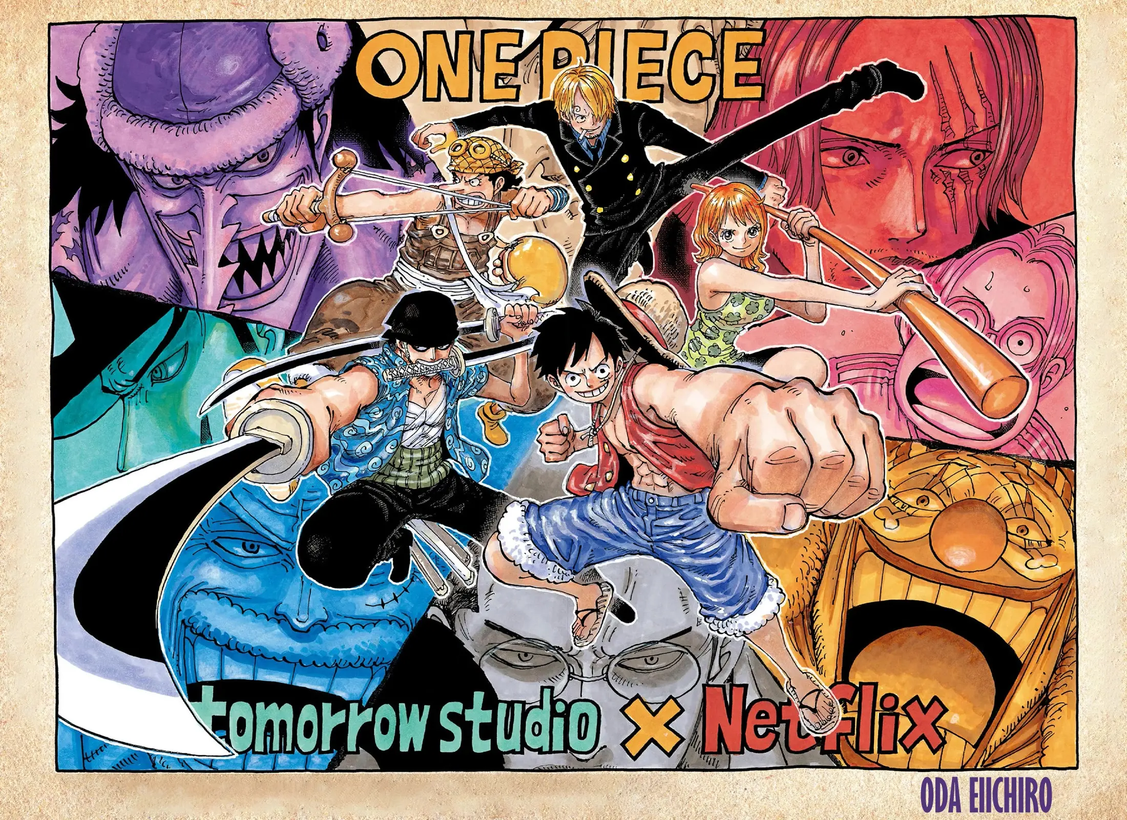 One Piece Manga, chapter 1088, page 2