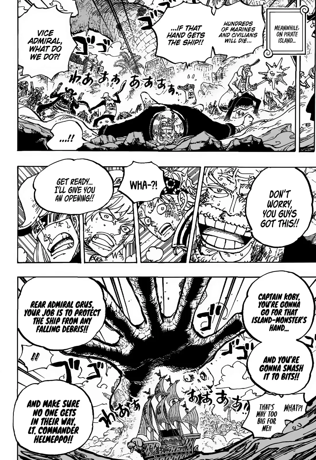 One Piece Manga, chapter 1088, page 6