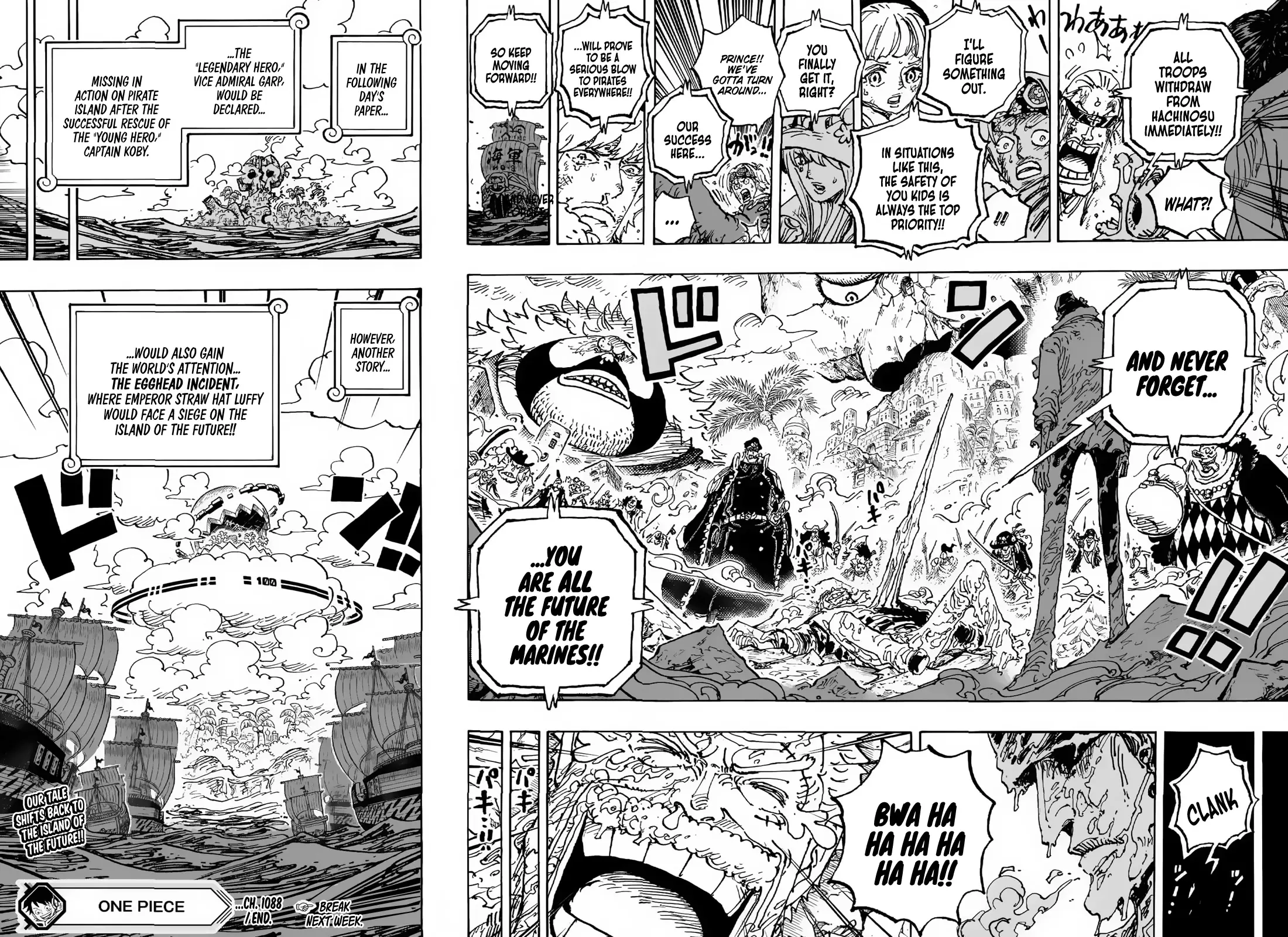 One Piece Manga, chapter 1088, page 16