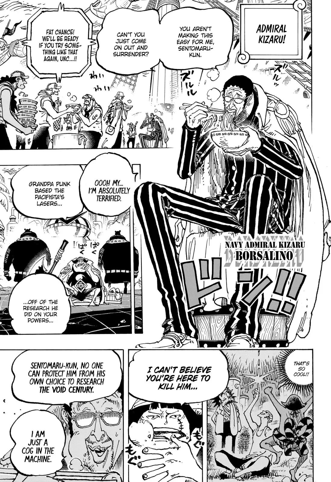 One Piece Manga, chapter 1089, page 9