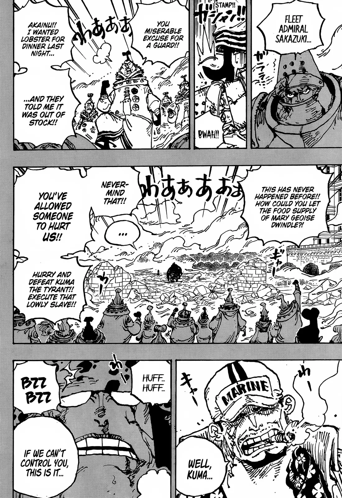 One Piece Manga, chapter 1092, page 4